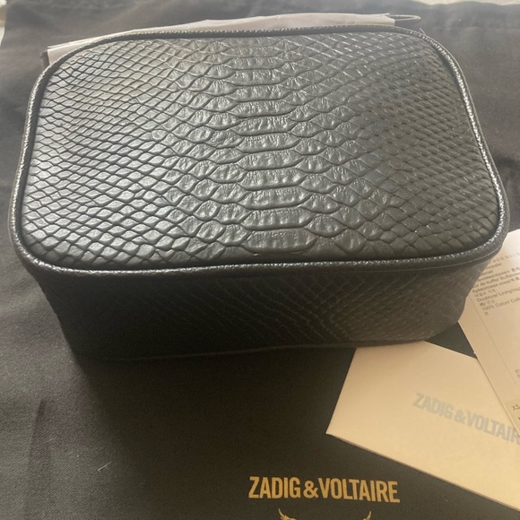 Zadig & Voltaire Black Leather Bag with Dustbag and Tags - Picture 7 of 15